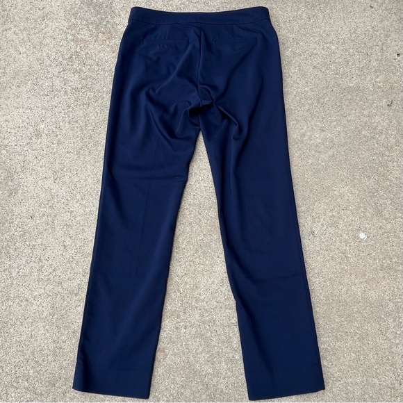 Chaps Classic Straight‎ Leg Chino Pants Women 6 Navy Blue Cotton Blend 32x29 - Picture 3 of 10